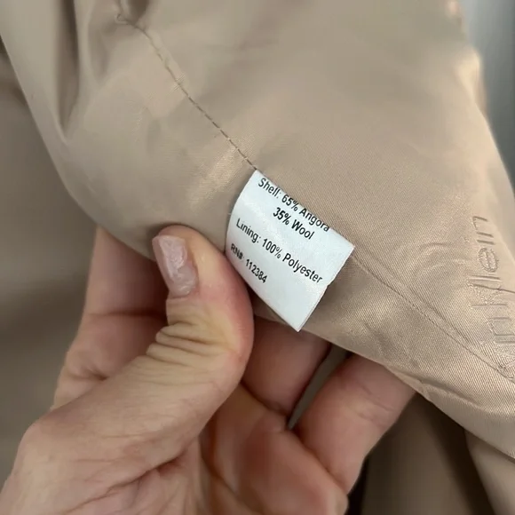 Vintage Calvin Klein wool / angora overcoat - Picture 3 of 3